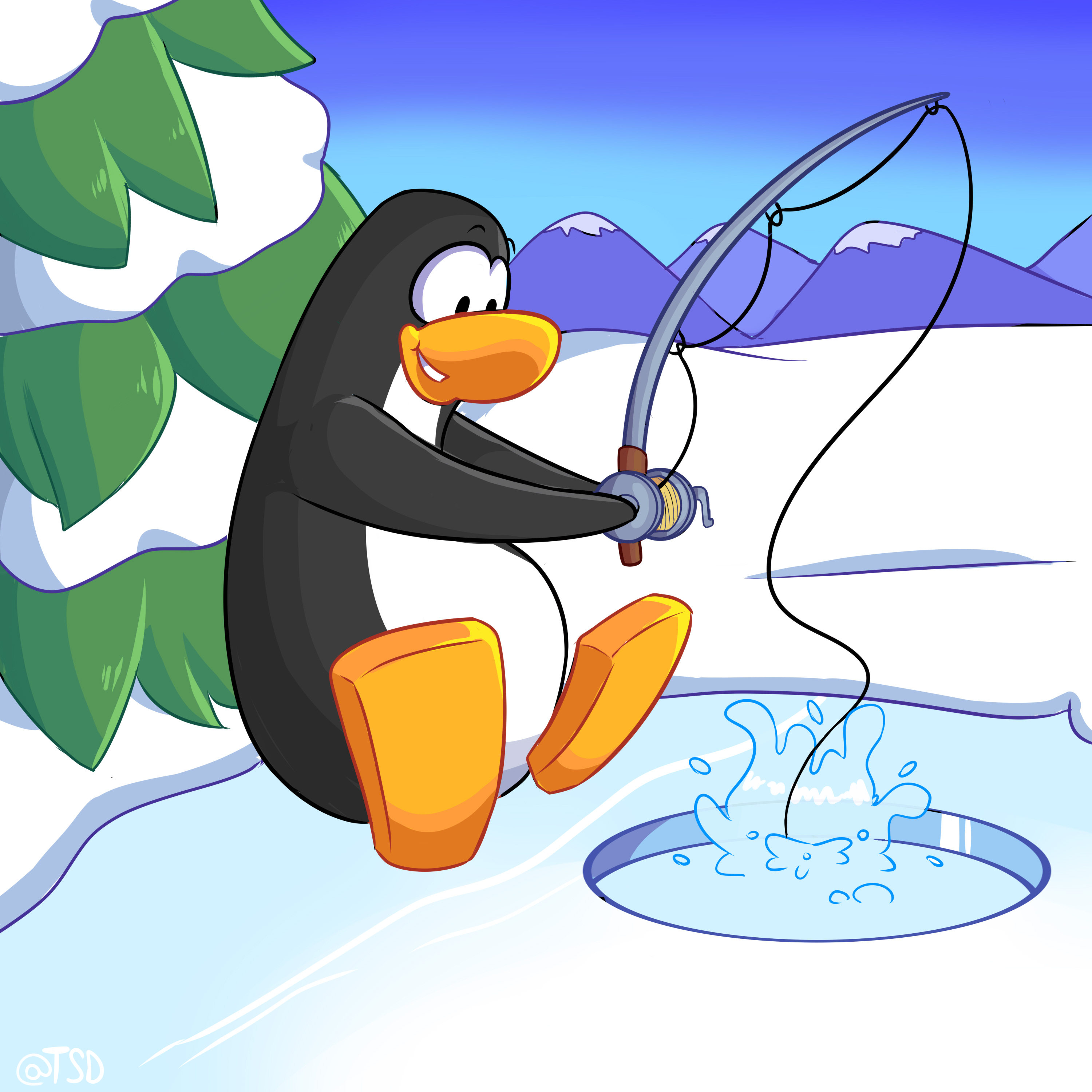 Club Penguin Fishing